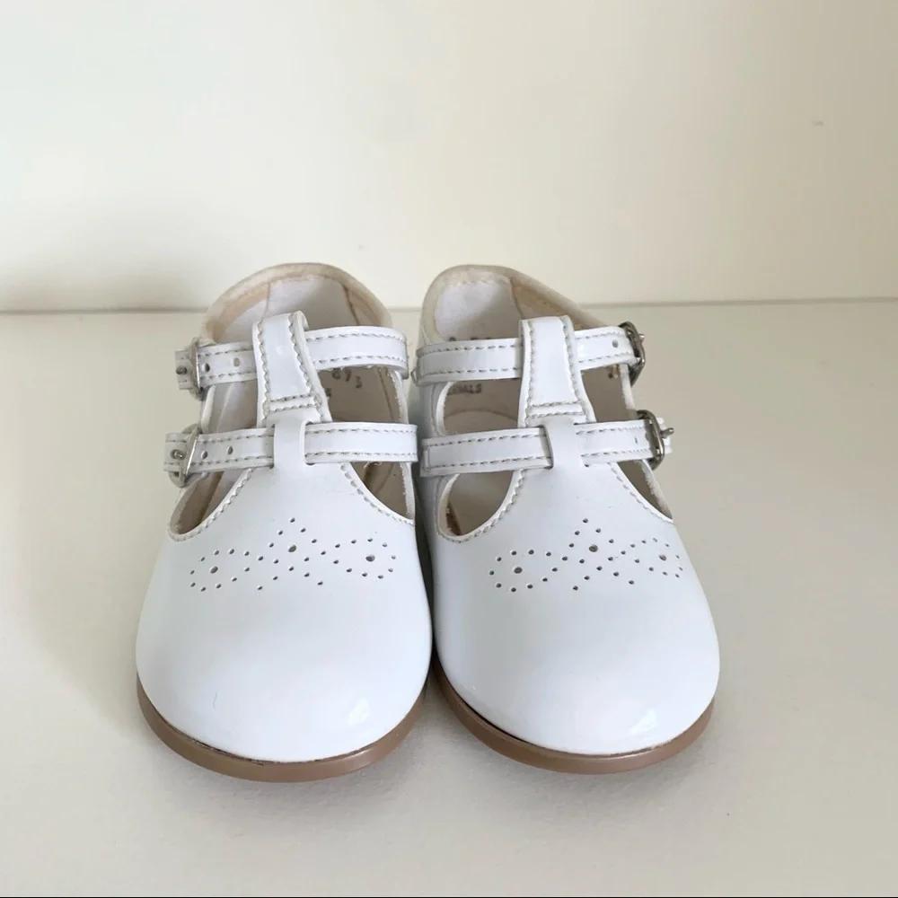 90s Vintage Patent baby shoes